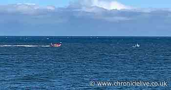 Dramatic rescue after man falls overboard