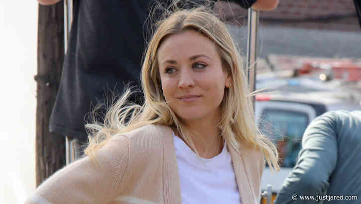 Kaley Cuoco Wraps Filming 'The Flight Attendant' in NYC