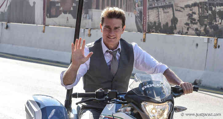 Tom Cruise Rides a Police Bike in Rome for 'Mission: Impossible 7'