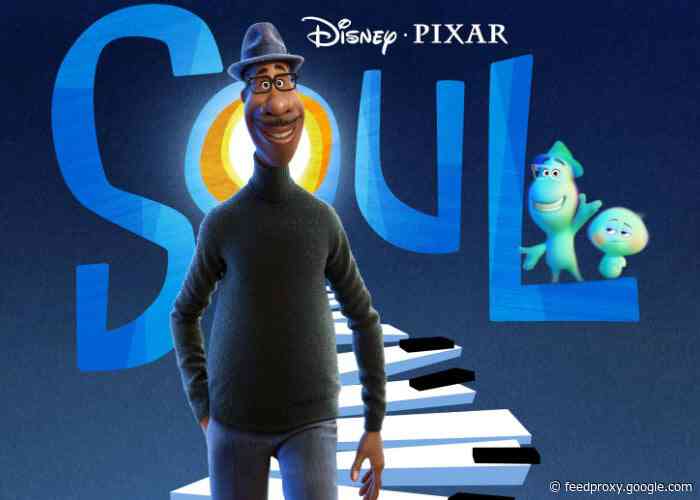 Disney Pixar movie Soul premiering on Disney+ December 25th 2020