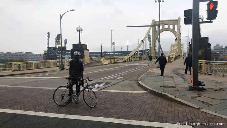 Two Protesters Taken Into Custody After Climbing Onto Superstructure Of Roberto Clemente Bridge