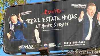 Toronto realtor apologizes after offensive billboard is removed from busy intersection - CTV Toronto