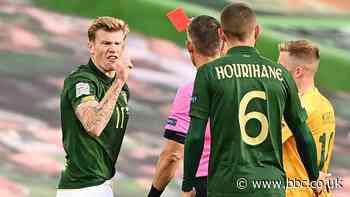 Republic of Ireland hold Wales despite red card