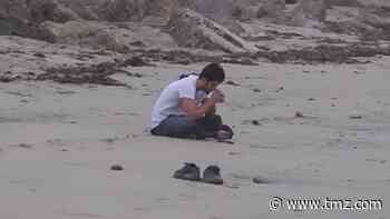 Demi Lovato's Ex Max Ehrich Sulks at Beach Where He Proposed to Her
