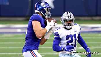 Giants' Kyler Fackrell stuns Dallas with 46-yard interception return for TD