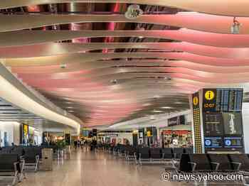 A 30-year-old British woman traveling through London airport was arrested after more than $2.5 million was found in her luggage, reports say