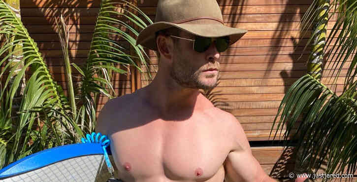 Chris Hemsworth Bares Ripped Abs on Vacation with Family & Friends!