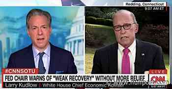 Jake Tapper Shoots Down Larry Kudlow For Claiming U.S. Is 'Safely' Living With COVID-19