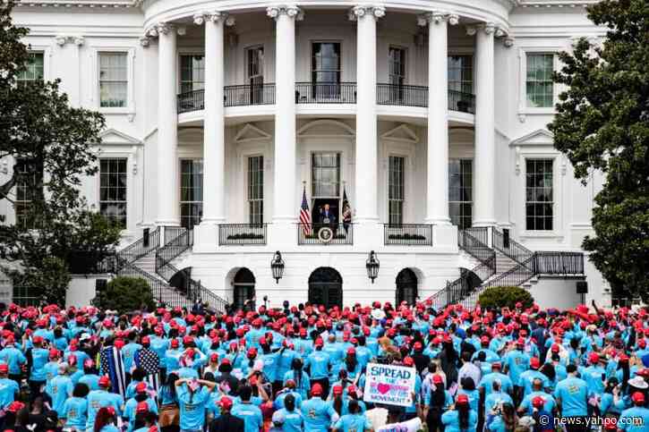 Trump hosts first public event since COVID-19 diagnosis, says virus will 'disappear' with 'science, medicine'