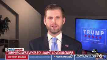 Eric Trump claims president father received 'a vaccine' for Covid-19