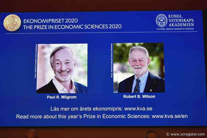 2 Americans from Stanford University win economics Nobel for improving auction theory