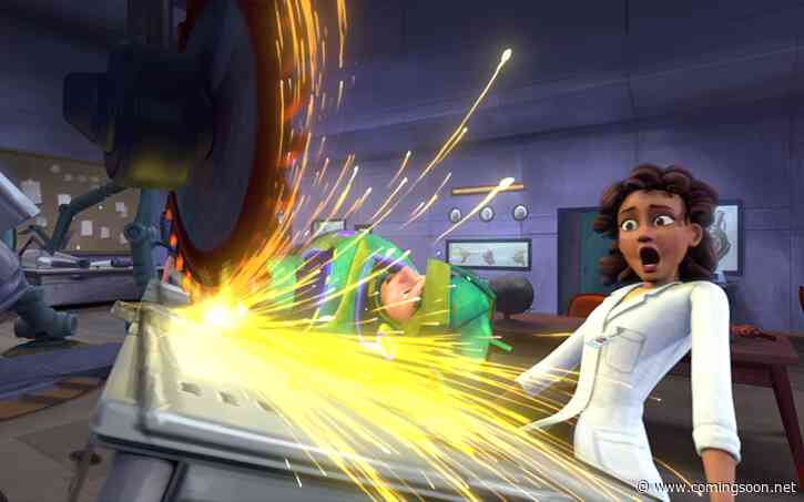 Exclusive Henchmen Clip With Thomas Middleditch & Rosario Dawson