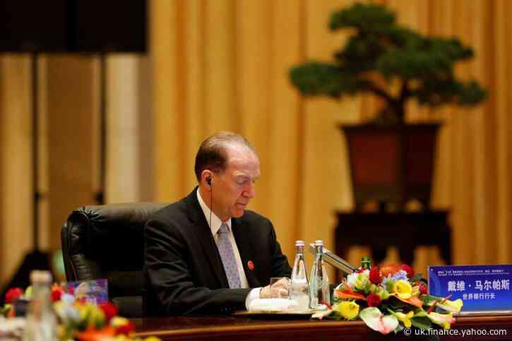World Bank's Malpass says G20 may agree to only 6-month debt relief extension
