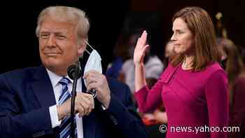 Yahoo News/YouGov poll: As opposition to Trump’s pandemic approach grows, most voters want Senate to pass stimulus before considering Amy Coney Barrett