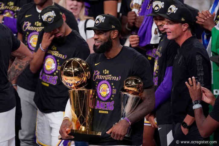 Lakers, LeBron James enjoy the view from the top