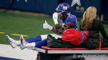Giants' Carter out for year with ruptured Achilles