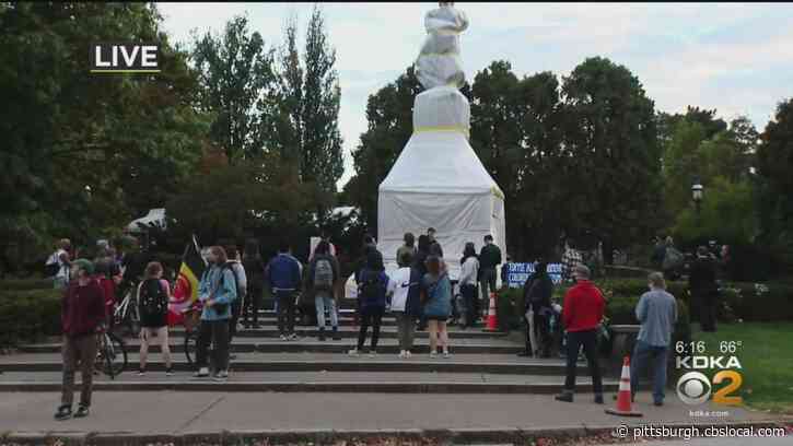 Protesters Call For Removal Of Pittsburgh’s Christopher Columbus Statue