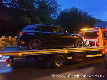 Car seized by police on Temple Road, Smithills