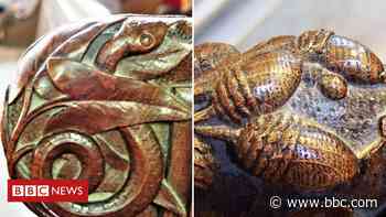 Hingham church survey reveals Arts and Craft carvings - BBC News