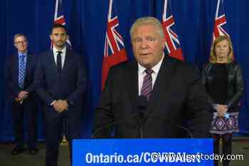 WATCH: Province halts indoor dining, fitness activities in Toronto, Ottawa and Peel Region - SooToday
