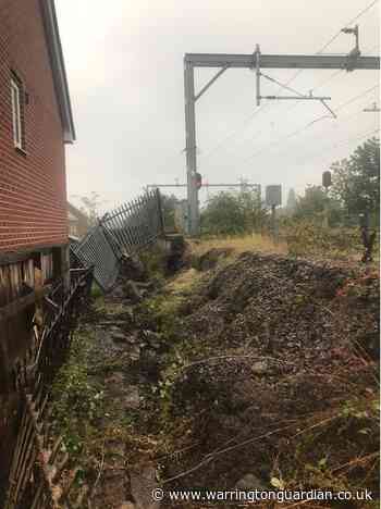 Warrington Bank Quay to Liverpool train services cancelled following landslip - Warrington Guardian