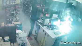Video captures firework attack on worker at Peel gas station