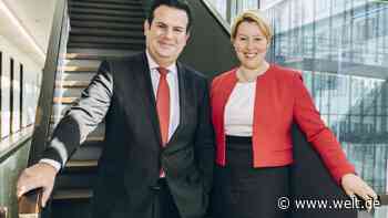 Arbeitsminister Heil und Familienministerin Giffey informieren nach EU-Treffen