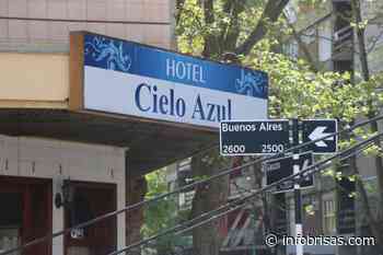 Así quedó la esquina de Buenos Aires y Gascón tras el derrumbe de la mampostería de un hotel - InfoBrisas