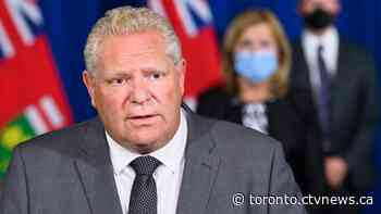 Ontario premier urges food delivery companies to slash commission to help restaurants survive second wave