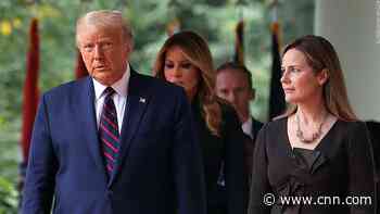 Barrett declines to commit to recusal from a Trump election case