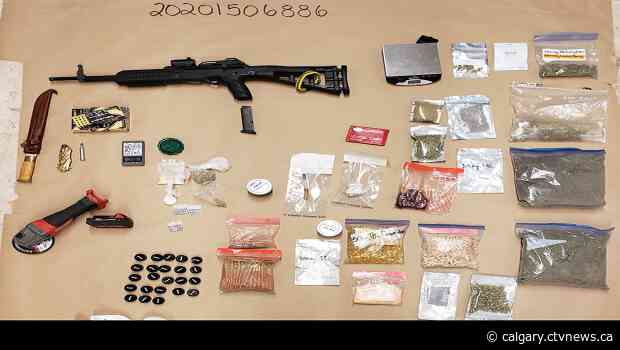 Airdrie RCMP charge 2 with weapons and drug offences