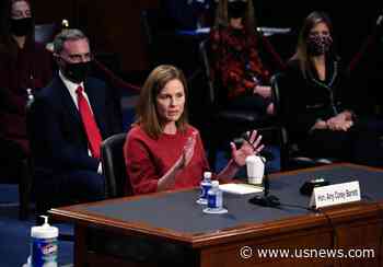 The Latest: Barrett Clarifies Her Use of 'Sexual Preference'