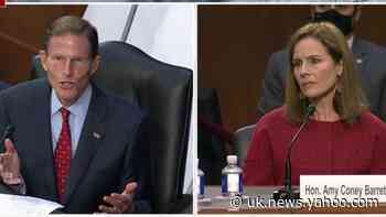 Blumenthal confronts Barrett over opinion on gun rights for felons
