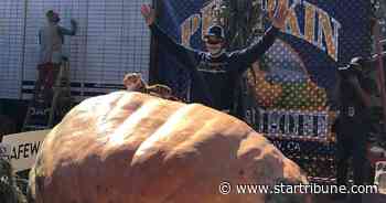 Anoka man wins world championship in California with his giant pumpkin