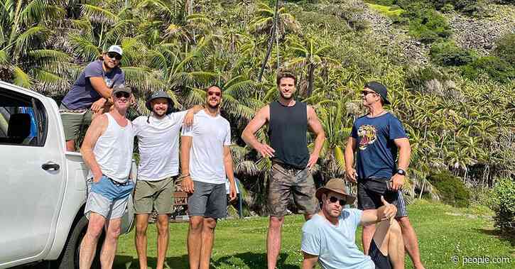 Chris Hemsworth Vacations in 'Paradise' with Family — Including Brothers Liam and Luke - PEOPLE.com