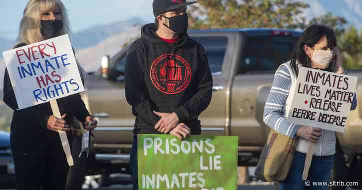 Family members protest after 278 prisoners test positive for coronavirus at Utah prison