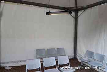 Tendostrutture riscaldate davanti ai pronto soccorso degli ospedali di Modena - modenaindiretta.it