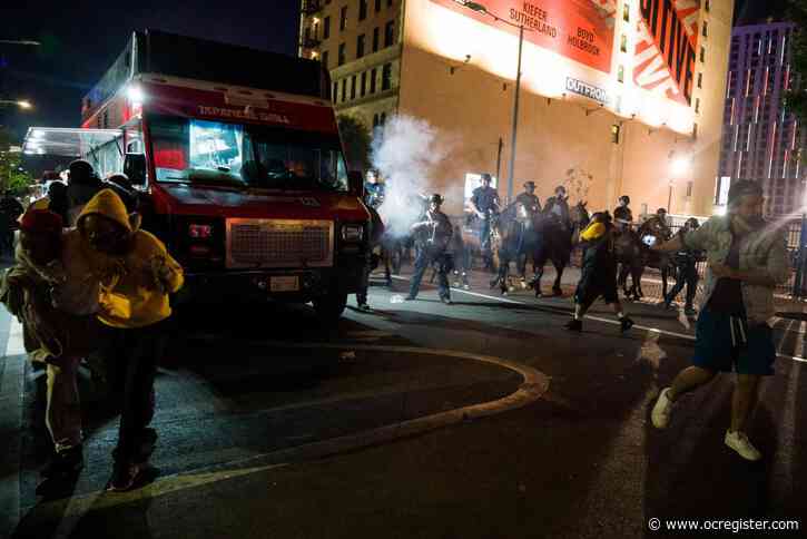 California panel recommends limits to police responses to demonstrations; ‘militaristic’ tactics cited