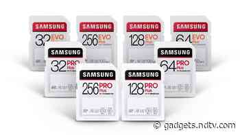 Samsung Pro Plus, Evo Plus SD Cards Launched in Four Storage Denominations