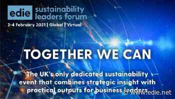 'Together We Can': edie unveils first wave of speakers for flagship Sustainability Leaders Forum 2021