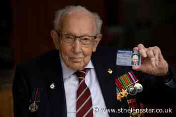 Captain Sir Tom Moore presented with first veterans railcard - St Helens Star