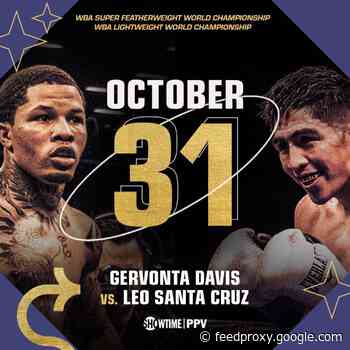 Gervonta Davis vs. Leo Santa Cruz undercard quotes