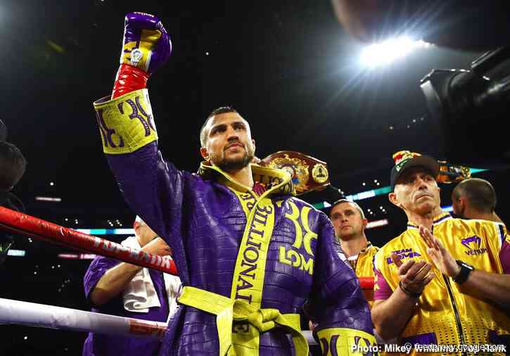 Ryan Garcia picks Vasily Lomachenko over Teofimo Lopez