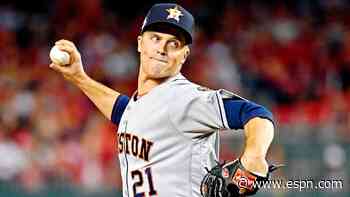 Houston Astros' Zack Greinke says he doesn't miss fans being in stands - ESPN