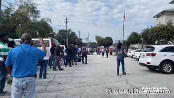 'Three hours outside in this heat': Houston County kicks off early voting, voters experience long wait times - 13WMAZ.com