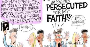Bagley Cartoon: The Persecution Game