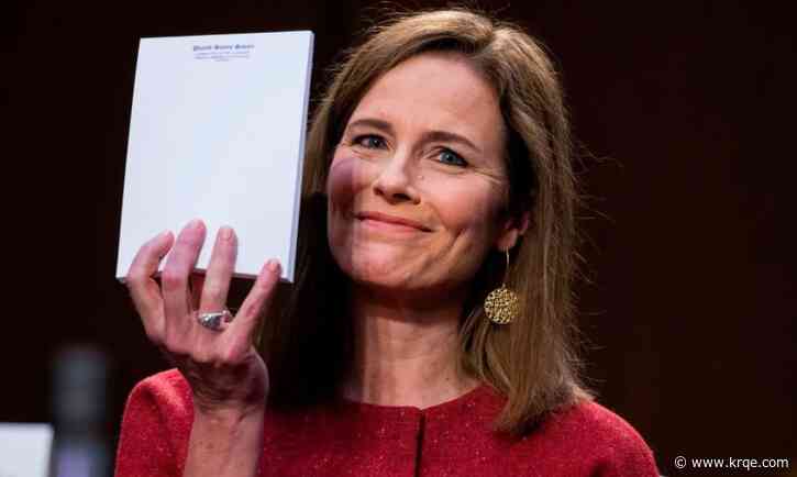 Amy Coney Barrett's notepad goes viral after senators find out it is blank