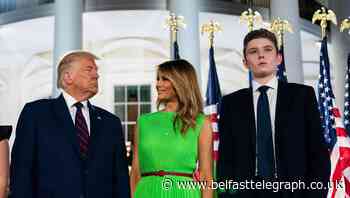 President Trump’s son Barron tested positive for Covid, first lady says
