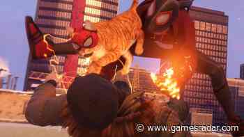 Spider-Man: Miles Morales suit includes Spider-Cat in a backpack