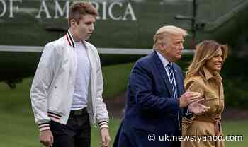 Melania reveals teenage son Barron had coronavirus and says her symptoms hit her 'all at once'